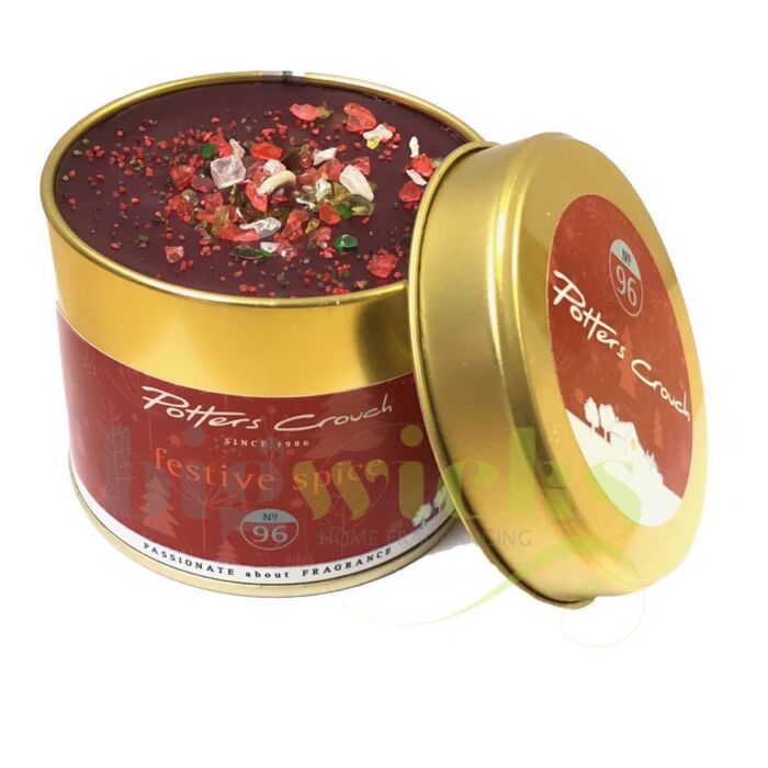 Potters Crouch - Candle Tin - Festive Spice-1
